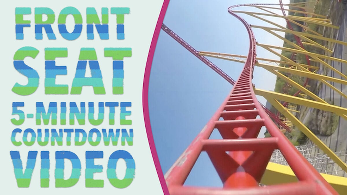 Front Seat Roller Coaster 5-Min Countdown image number null